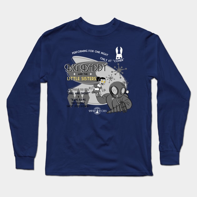 Big Daddy and the Little Sisters Long Sleeve T-Shirt by BCArtDesign